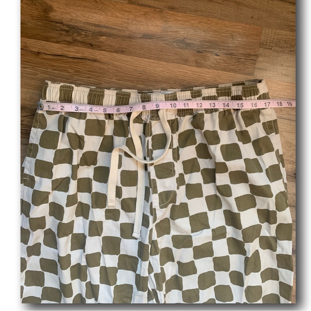 Urban Outfitters Khaki Checkerboard Beach Pants Size-Xl - Picture 8 of 10